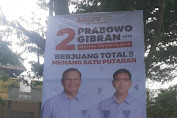 Relawan Bergerak 1912 Tebar Ribuan Spanduk dan Baliho Prabowo-Gibran di 24 Kabupaten/Kota