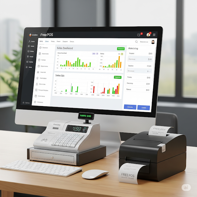GEMINIPOS - FREE POS FOR SHOP - SCAN QR TO USE