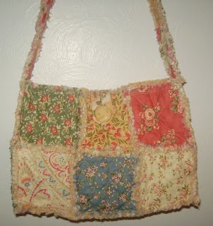 these little rag quilt bags are fun to make and actually very simple ...