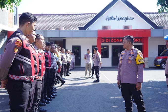Cegah Pelanggaran, Polres Ponorogo Gelar Gaktiblin Anggota