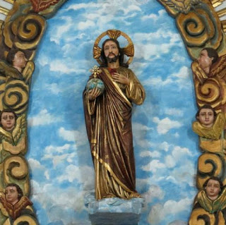 Imagem do Santíssimo Salvador, venerada na catedral de Olinda (imagem disponível no site da arquidiocese de Olinda e Recife).