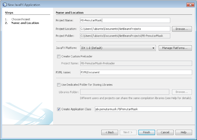 Cara Membuat Aplikasi Pemutar Musik Sederhana Dengan JavaFX Menggunakan NetBeans IDE