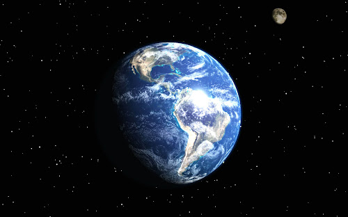  Gambar  Bulan dan Bumi yang Menakjubkan wallpaper 