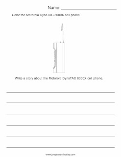 Motorola DynaTAC 8000X worksheet