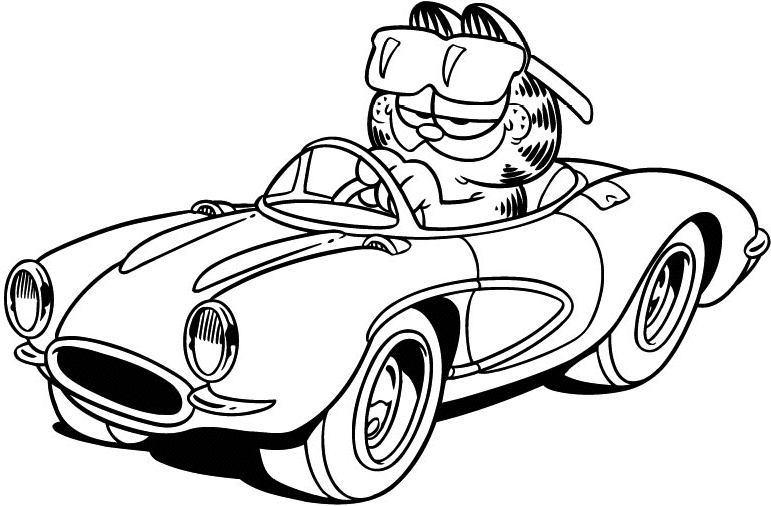 The Cars Coloring Pages 4