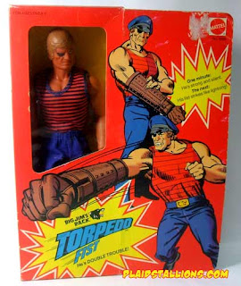 Mattel's Big Jim PACK Torpeedo Fist figure