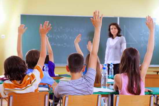 Niños en clases