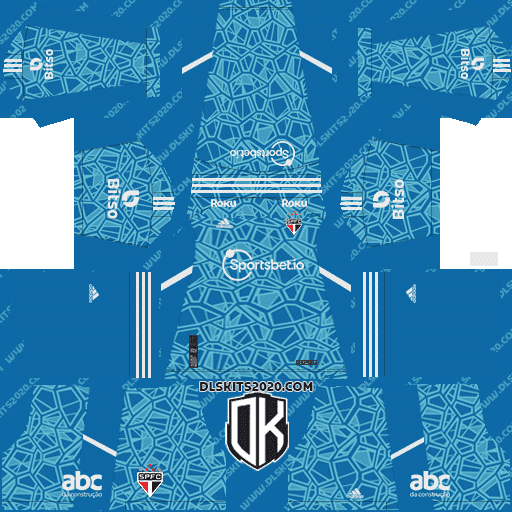 São Paulo FC DLS Kits 2022-2023 Adidas - DLS custom kits (Goalkeeper Away)