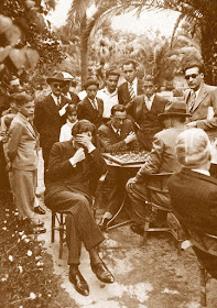 Partida de ajedrez a ciegas. Dr. Àngel Mur - J. Mestres, junio de 1933