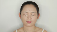 Asian Hooded Eyelids Makeup -  Brighten up the dark circles and blemishes areas with concealer.