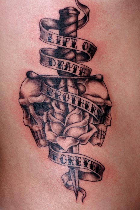 quotes about life tattoos. life and death tattoo quotes.