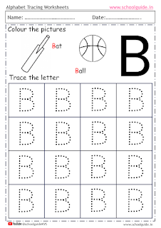 Alphabet Tracing Worksheet 2