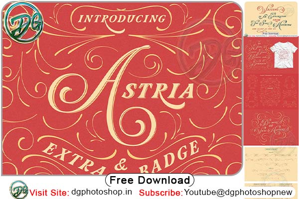 Astria | a hand crafted Font