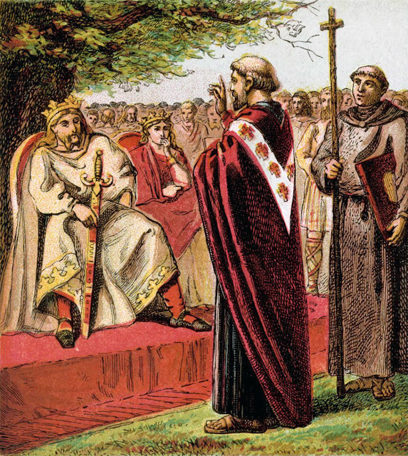 Проповедь Святого Августина во время христианизации англосаксонской Англии