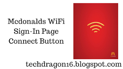 Mcdonalds wifi connect button