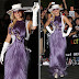 Lady Gaga - purple hair dress