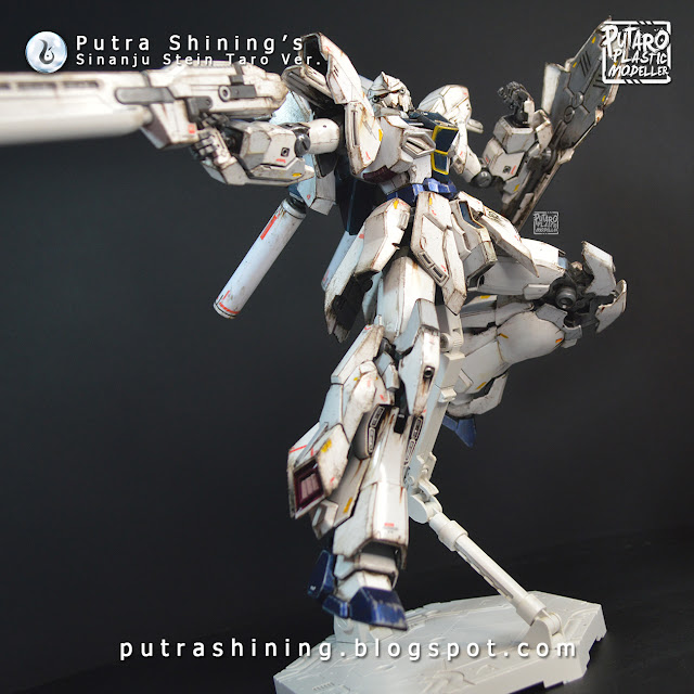 My version of MG Sinanju Stein Ver.Ka | Customize Painting Weathering | The Making by Putra Shining