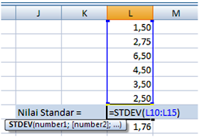 stdev