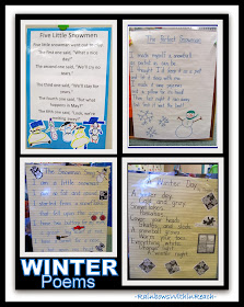 Four Winter Poems as Anchor Charts via RainbowsWithinReach