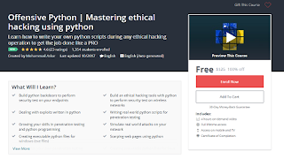100% OFF | Offensive Python | Mastering ethical hacking using python