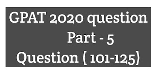 Gpat 2020 Question