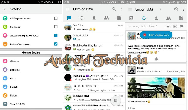 5 BBM Mod Terbaru Versi 3.1.0.13 Apk Terbaik