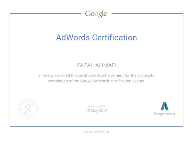 Google Adwords Certification