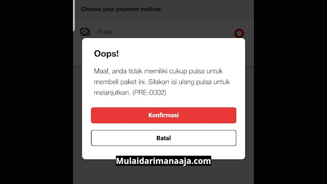 kenapa tidak bisa membeli paket internet Telkomsel