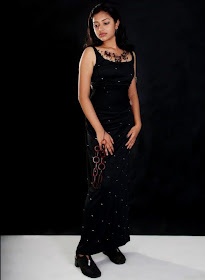 Amala Paul In Black Dress Stills
