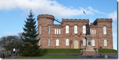 inverness castle and tree