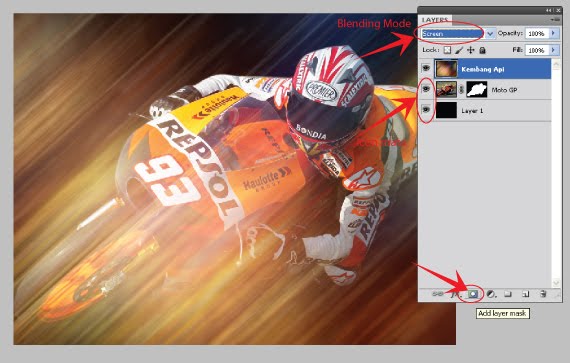 Efek Speed Lighting di Photoshop