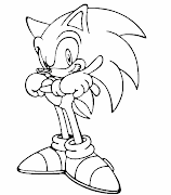 Sonic para dibujar pintar y colorear