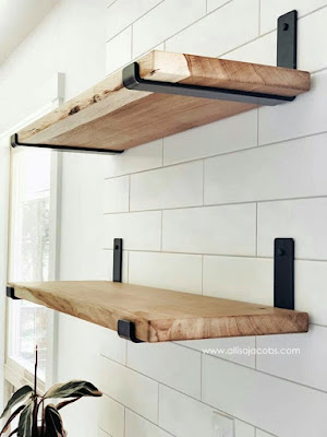 simple kitchen shelving ideas