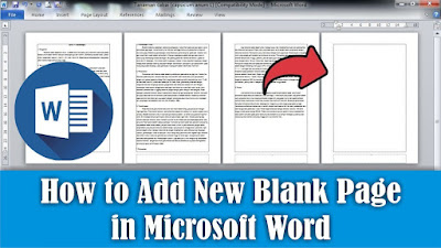 How to Add New Blank Page in Microsoft Word