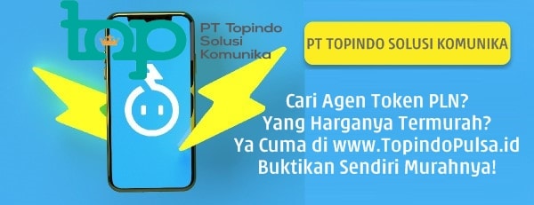 TopindoPulsa.id PT Topindo Solusi Komunika Termurah Agen Token PLN Prabayar Harga Termurah