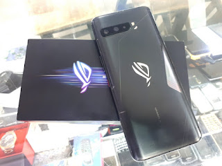 Hape Gaming ASUS ROG Phone 3 ROG 3 5G RAM 8/128 NFC Eks Garansi Resmi Mulus Fullset