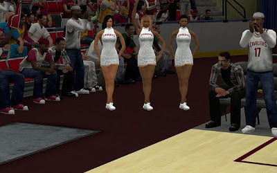 NBA 2K13 Cleveland Cavaliers Stadium Cheerleaders Update