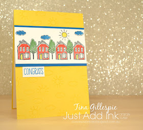 scissorspapercard, Stampin' Up!, Just Add Ink, In The City, Sunshine Sayings