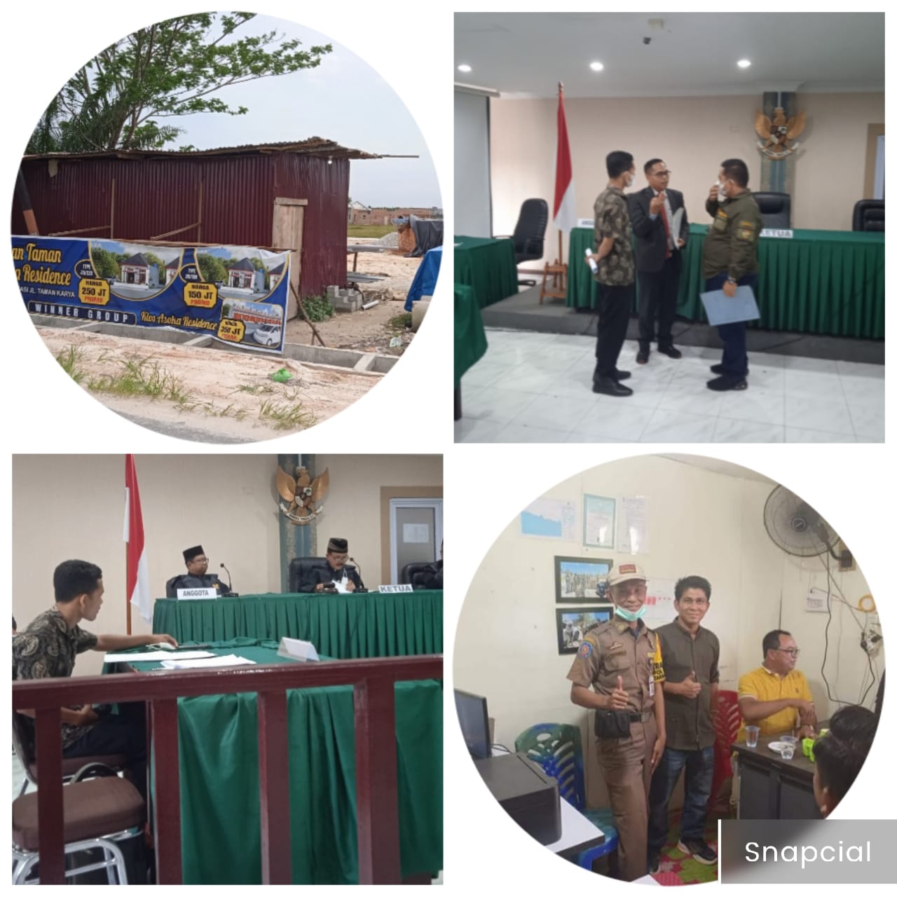 Terkait Pindahnya Lokasi Tanah,Sangketa Informasi Kades Tarai Bangun Berlanjut ke Mediasi