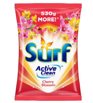 Surf Cherry Blossom Detergent Powder with Fabcon