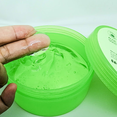 review gangbly aloe vera soothing gel