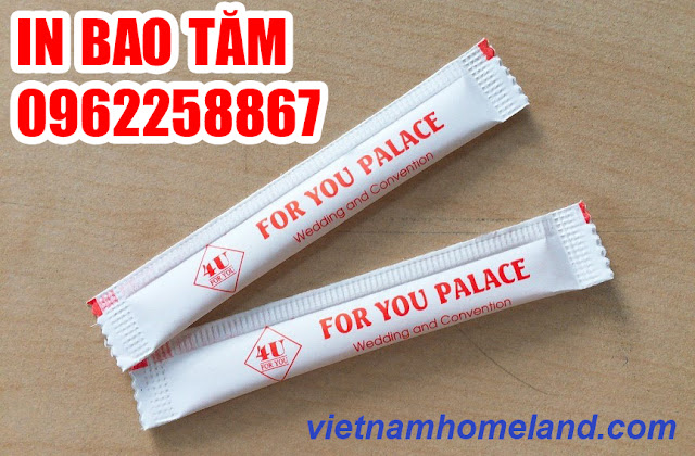 Sản xuất và in bao tăm giá rẻ tại Hồ Chí Minh