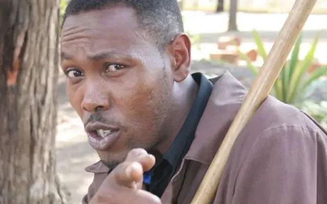 Tahidi High actor Peter Kamau Kinuthia crying video