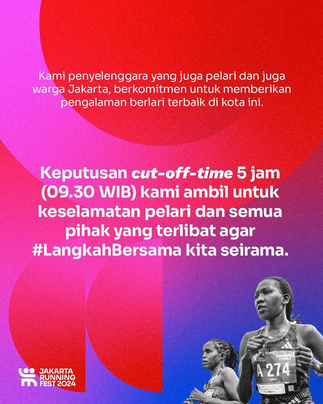Cut of Time 👟 Jakarta Running Festival • 2024
