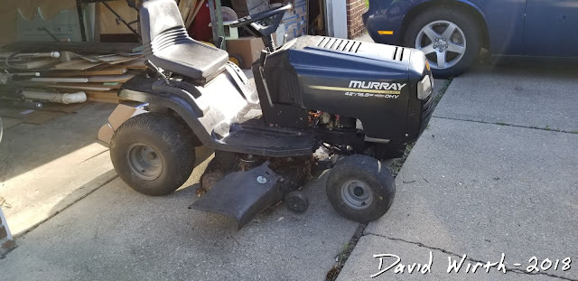 fix riding mower disc break, change, murray, john deere