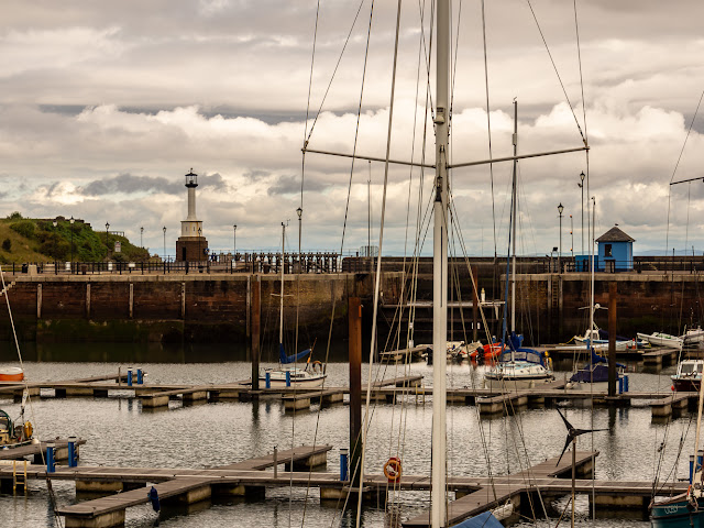 Photo of clouds at Maryport Marina on Saturday morning