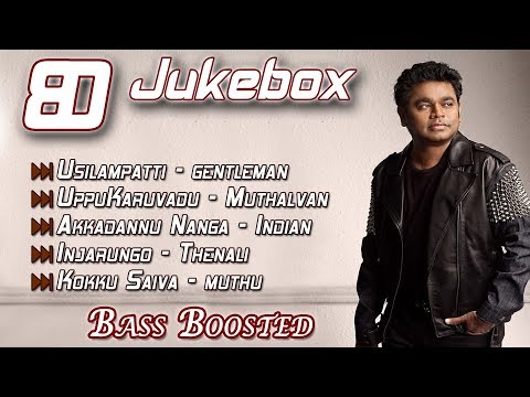 ஏ ஆர் ரஹ்மான் சிறந்த 8D இசை பாடல்கள் | A R Rahman Best Collection | 8D Sound (Usilampatti, Uppu Karuvadu, Akkadanu Nenga, Injarungo Injarungo, Kokku Saivar)