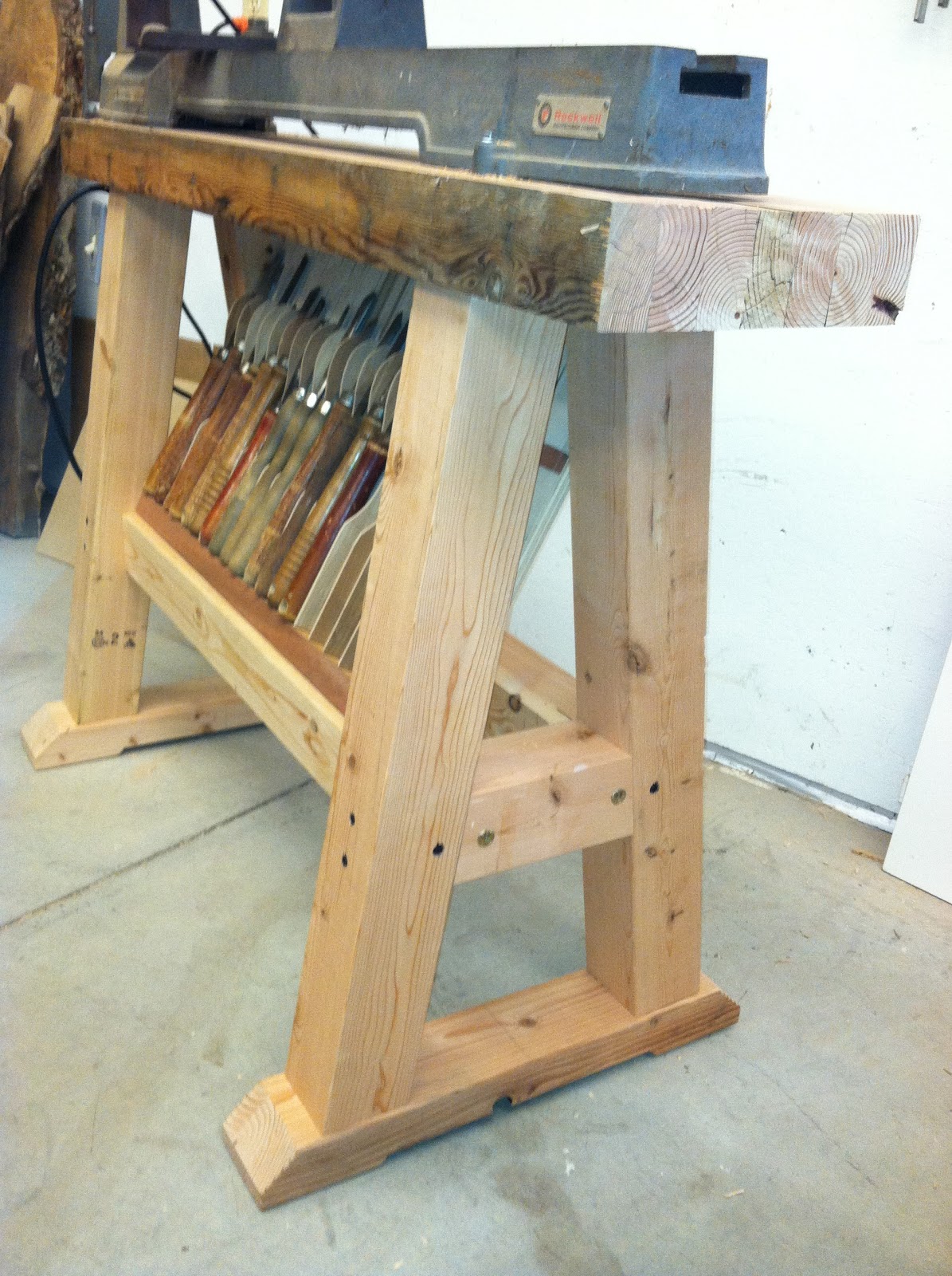 RusticWorks - Wood Working Photo Journal: Lathe Stand ...
