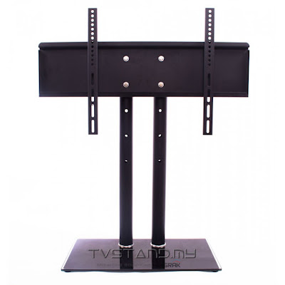 Universal TV Stand/Base + Wall Mount for 26″ – 32″ Flat-Screen TVs – TS206-BLK