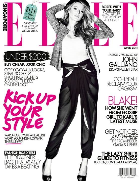 blake lively 2011 oscars. Blake Lively: Elle Singapore